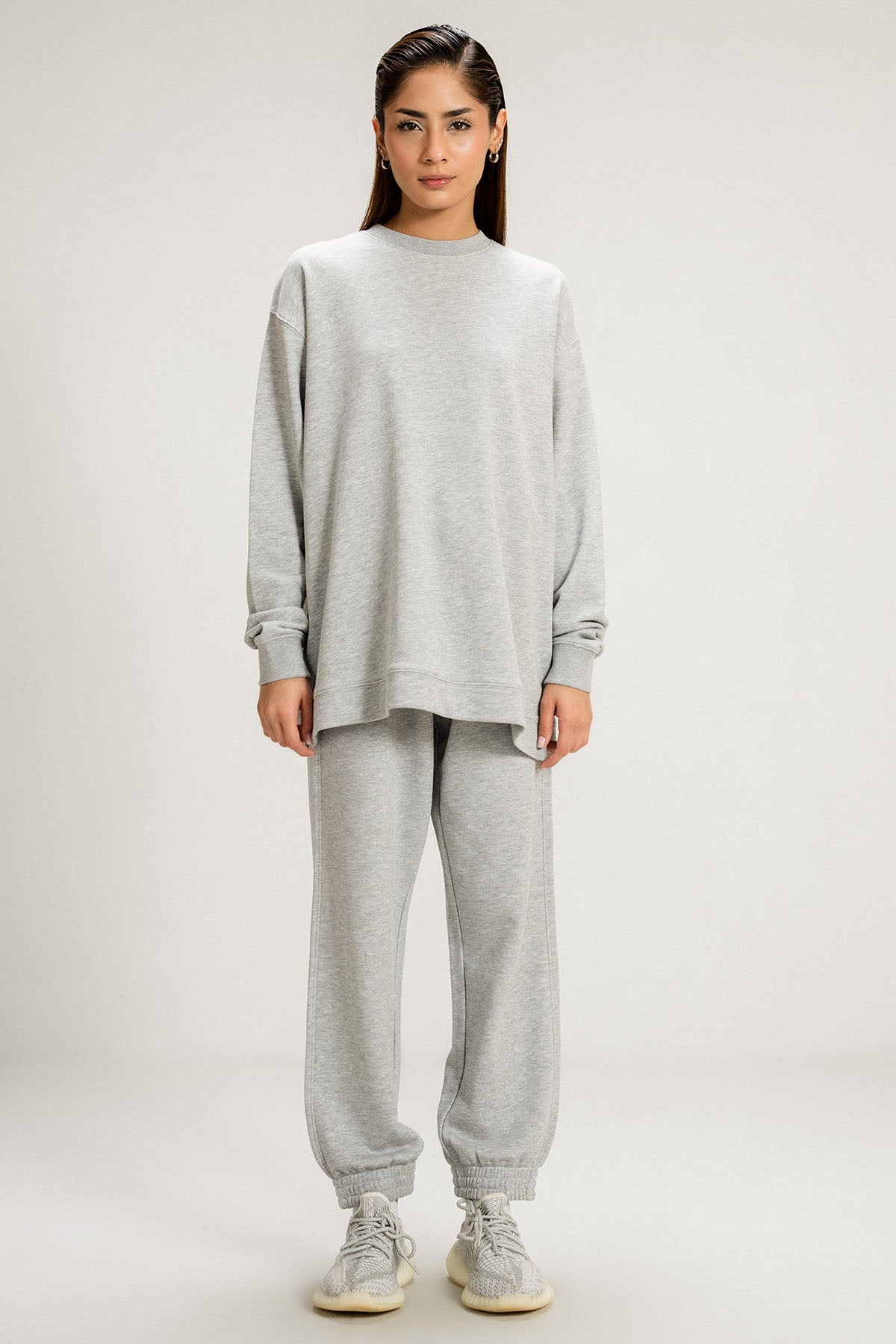 LONG SWEATSHIRT - PIMA TERY