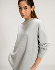 LONG SWEATSHIRT - PIMA TERY