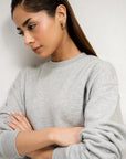 LONG SWEATSHIRT - PIMA TERY