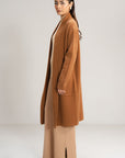 TAN CARDIGAN - KNIT WEAR