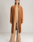 TAN CARDIGAN - KNIT WEAR