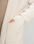 POWDER WHITE CARDIGAN - KNIT WEAR