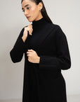 BLACK CARDIGAN - KNIT WEAR