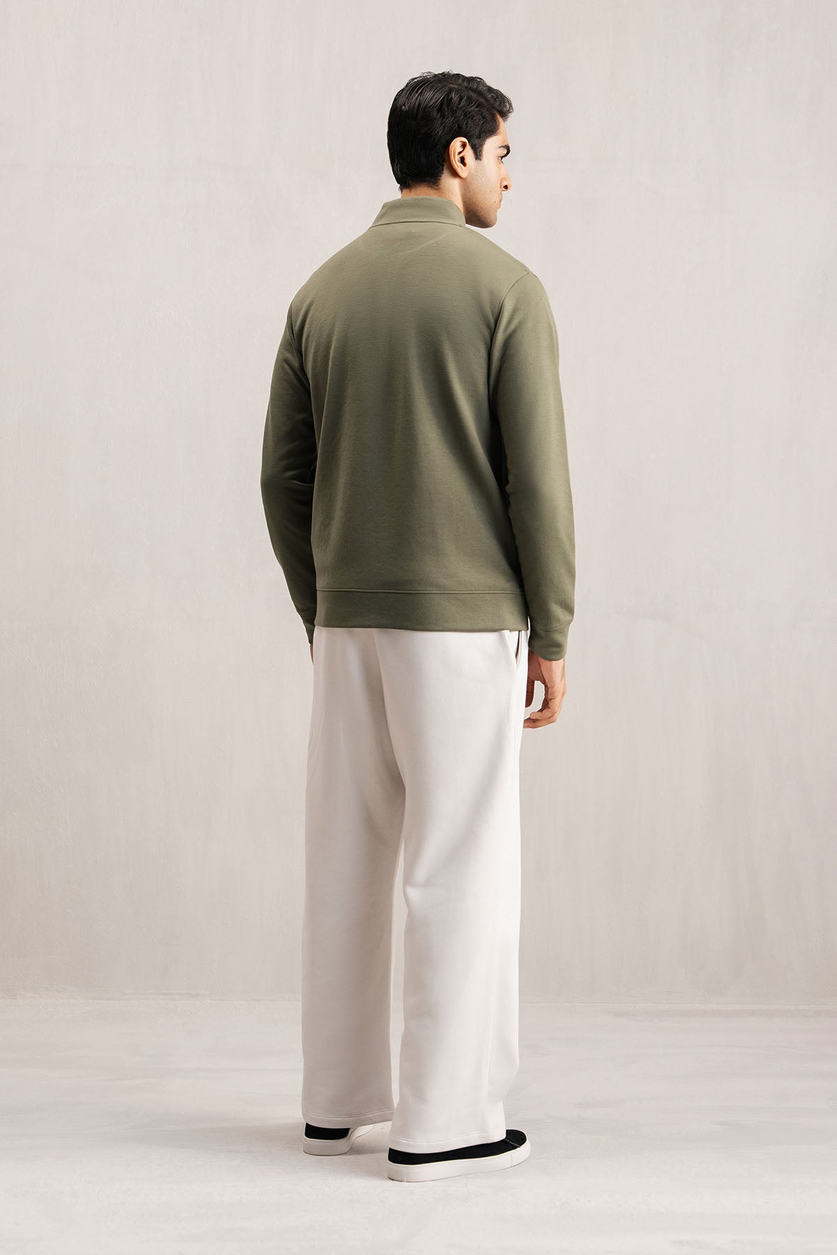 ZIPPER JACKET-DOUBLE KNIT