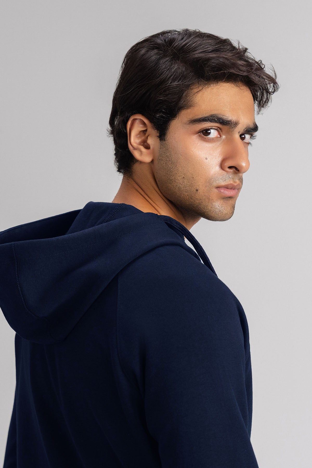 FULL ZIP HOODIE-DOUBLE KNIT