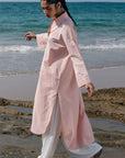 LINEN SHIRT DRESS