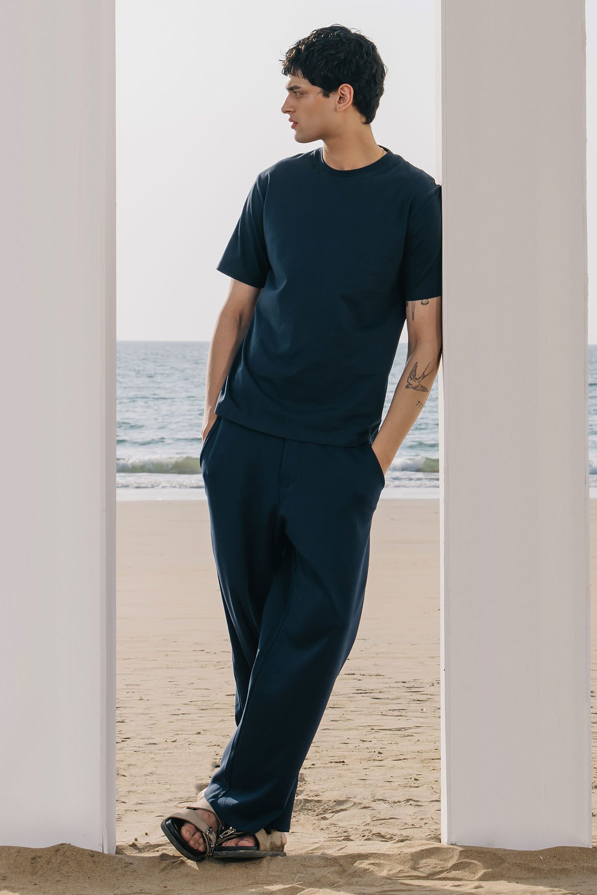 WIDE SWEATPANTS - DOUBLE KNIT