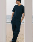 WIDE SWEATPANTS - DOUBLE KNIT