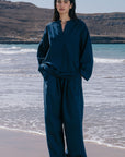 LINEN PALAZZO PANTS