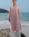 LINEN SHIRT DRESS