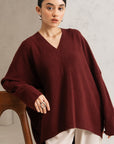 FLUID V-NECK SWEATER