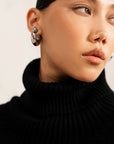 RIBBED TURTLENECK KNIT SET