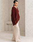 FLUID V-NECK SWEATER
