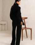 RIBBED TURTLENECK KNIT SET