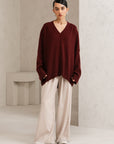 FLUID V-NECK SWEATER