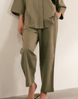 RELAXED LINEN PANTS