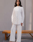 EMBROIDED POPLIN SHIRT