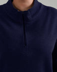 WOMEN HALF ZIPPER- DOUBLE KNIT