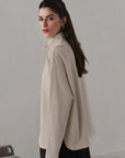 RELAXED PLACKET PULLOVER-CLOUDLUX