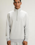 HALF ZIP SWEATSHIRT - PIMA FLEECE