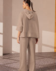 QUARTER SLEEVE OVERSIZED PULLOVER -CLOUDLUX LIGHT