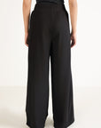 RIBBED WIDE LEG PANTS