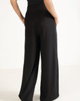 RIBBED WIDE LEG PANTS
