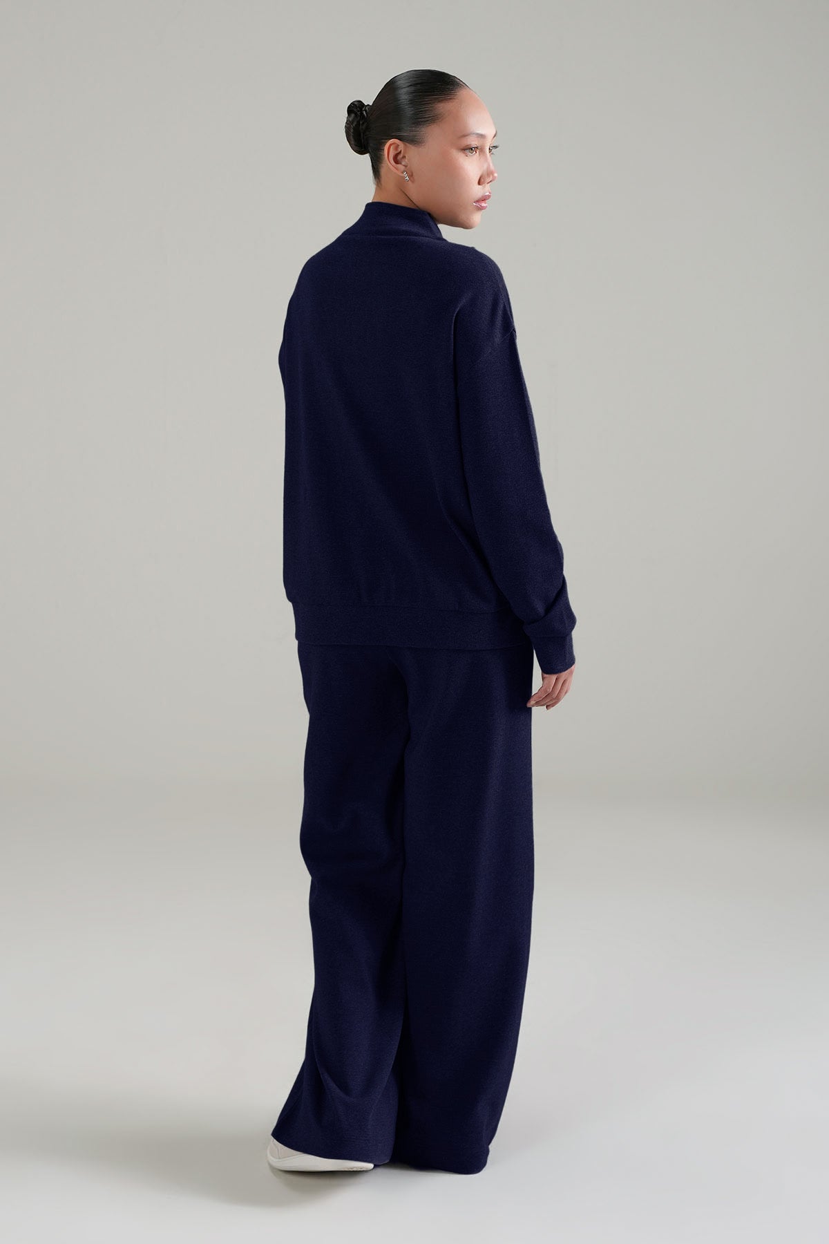 WOMEN HALF ZIPPER- DOUBLE KNIT