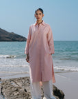 LINEN SHIRT DRESS