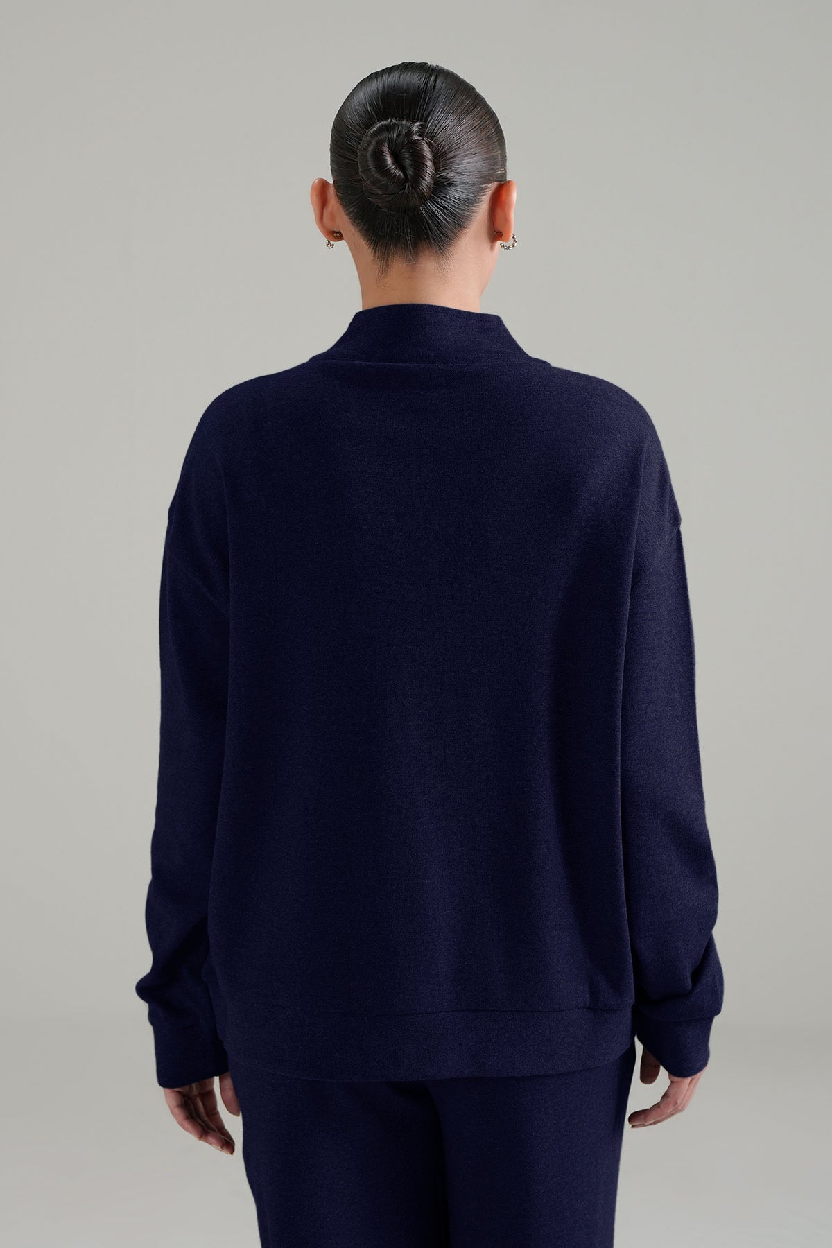 WOMEN HALF ZIPPER- DOUBLE KNIT
