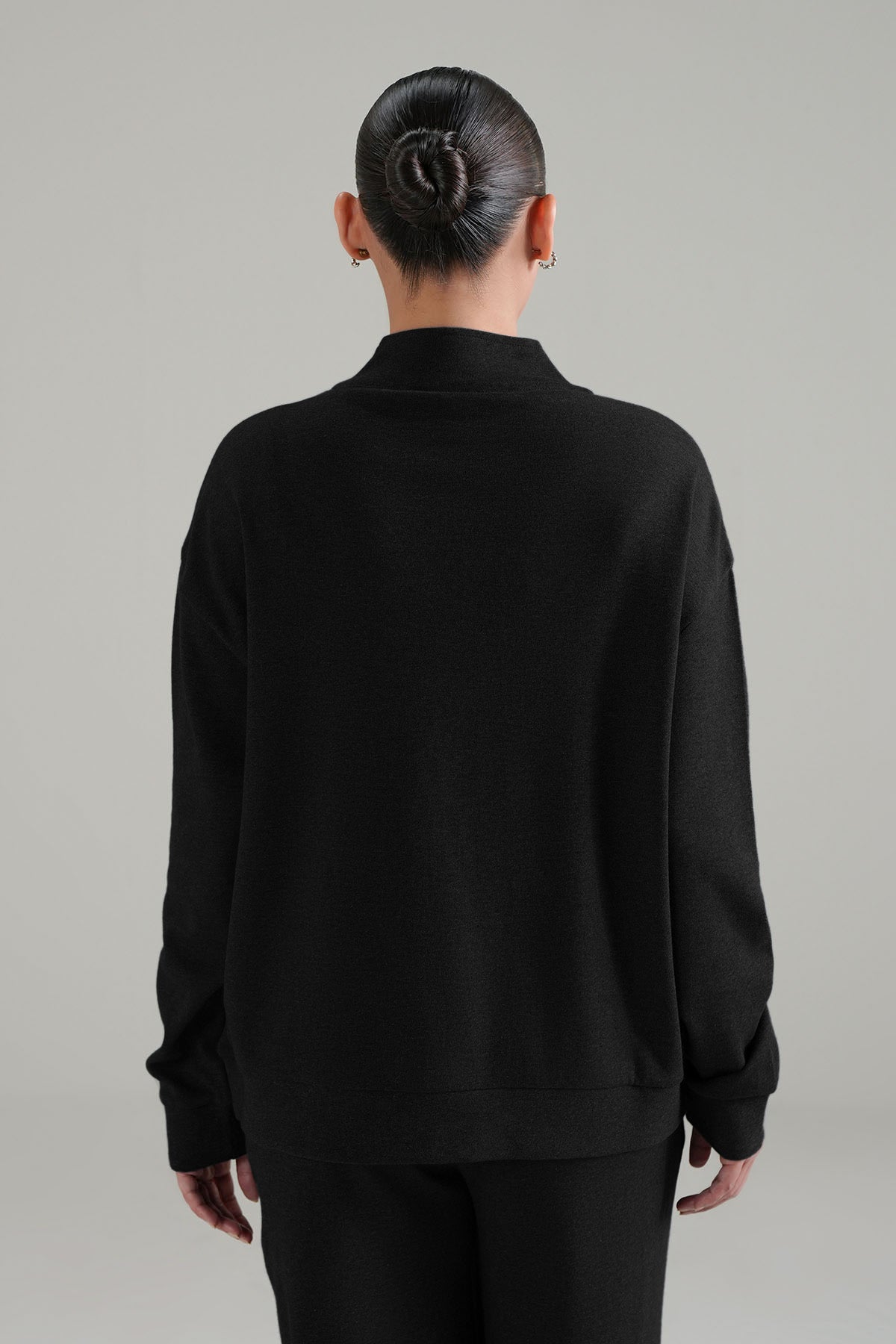 WOMEN HALF ZIPPER- DOUBLE KNIT