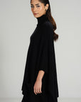 BLACK CO-ORD SET - KNIT WEAR