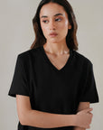 T-SHIRT V-NECK SUPIMA COTTON