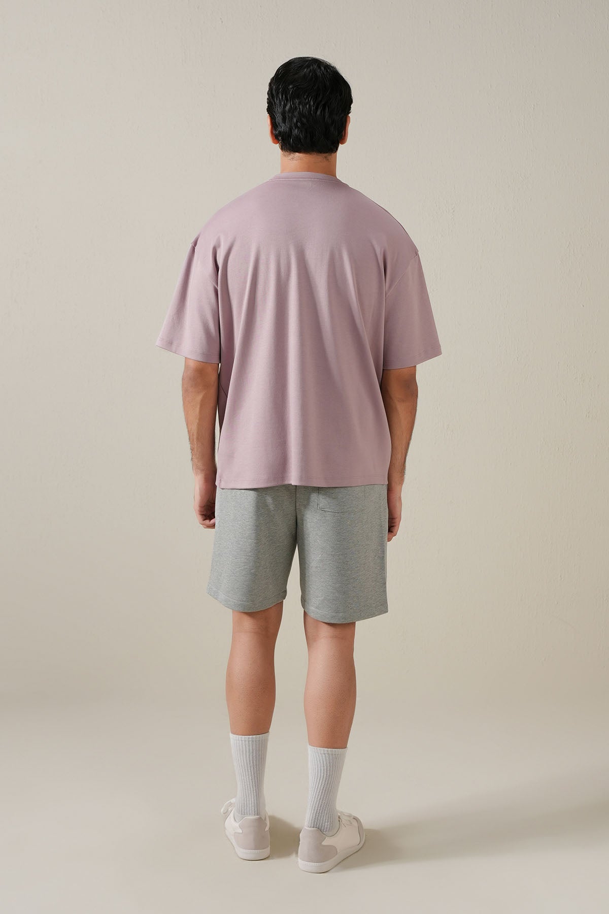 MEN OVERSIZED DOUBLE KNIT T-SHIRT