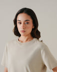 BOXY T-SHIRT CREW SUPIMA COTTON