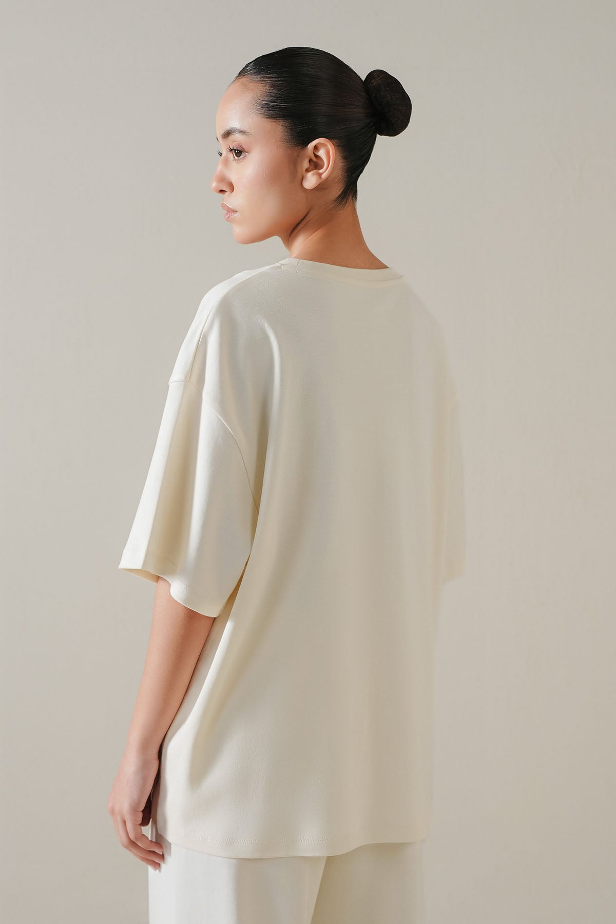 OVERSIZED - DOUBLE KNIT T-SHIRT