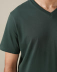 T-SHIRT V-NECK SUPIMA COTTON