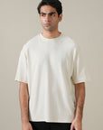 MEN OVERSIZED DOUBLE KNIT T-SHIRT