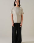 BOXY T-SHIRT CREW SUPIMA COTTON