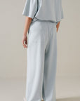 MOVE WIDE TROUSERS-DOUBLE KNIT