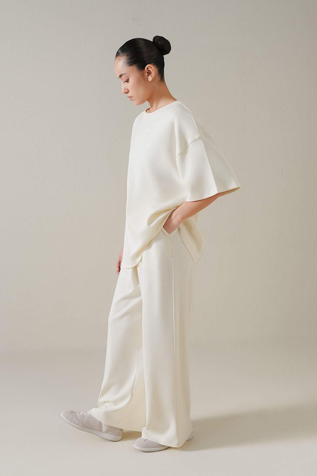 OVERSIZED - DOUBLE KNIT T-SHIRT