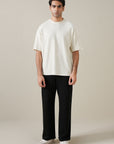 MEN OVERSIZED DOUBLE KNIT T-SHIRT