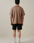 MEN OVERSIZED DOUBLE KNIT T-SHIRT