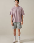 MEN OVERSIZED DOUBLE KNIT T-SHIRT