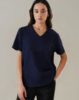 T-SHIRT V-NECK SUPIMA COTTON