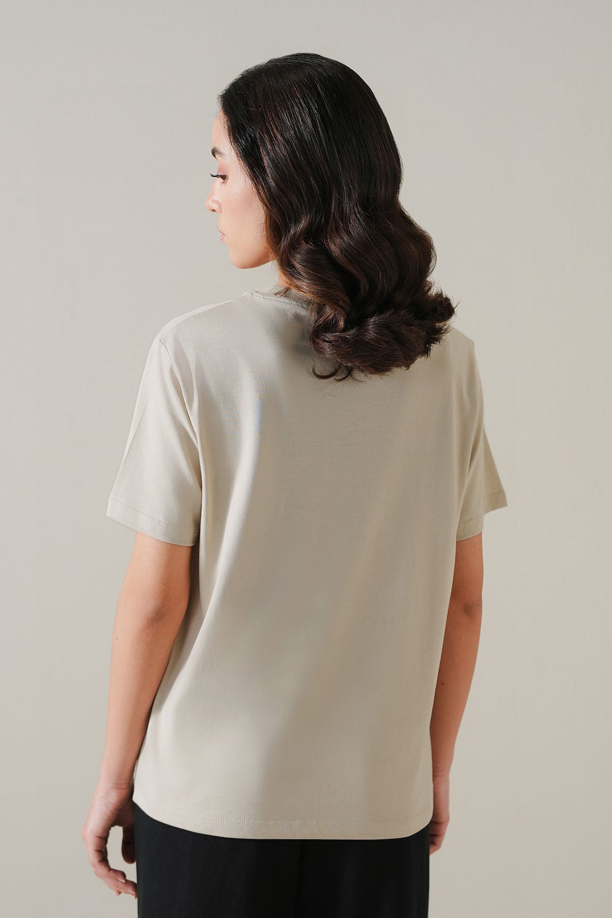 BOXY T-SHIRT CREW SUPIMA COTTON