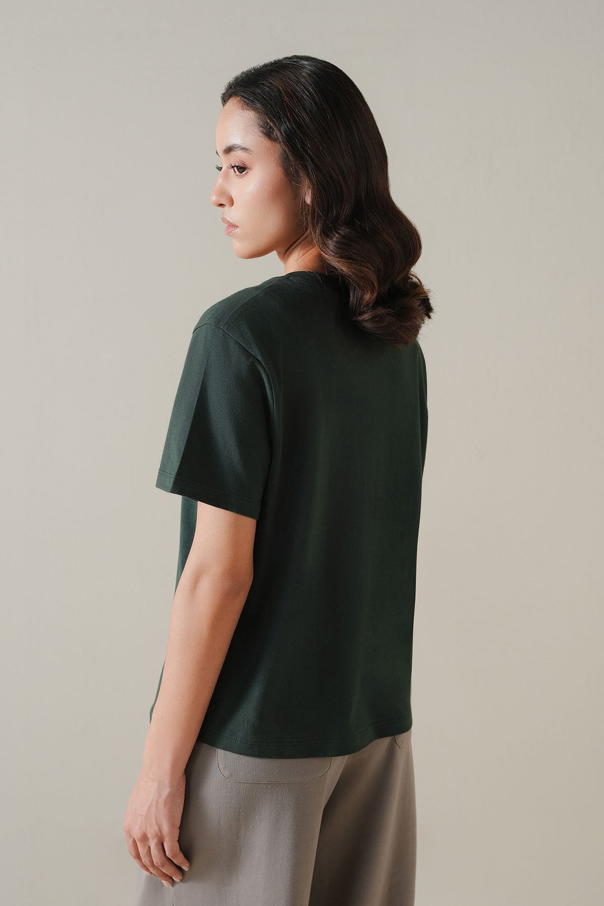  T-SHIRT V-NECK SUPIMA COTTON