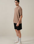 MEN OVERSIZED DOUBLE KNIT T-SHIRT