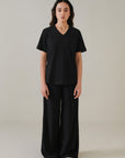 T-SHIRT V-NECK SUPIMA COTTON