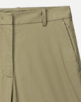 WIDE-LEG TWILL TROUSERS